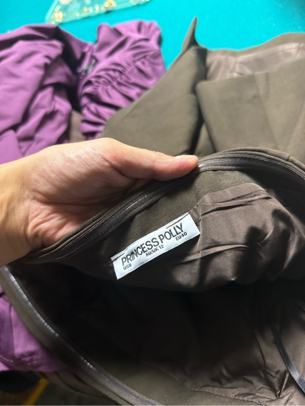 Princess Polly Irresistible Strapless Top Chocolate - Picture 5 of 5